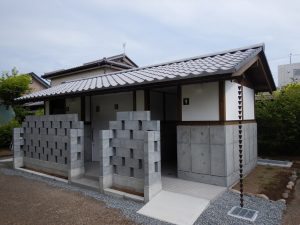 屋外トイレ工事